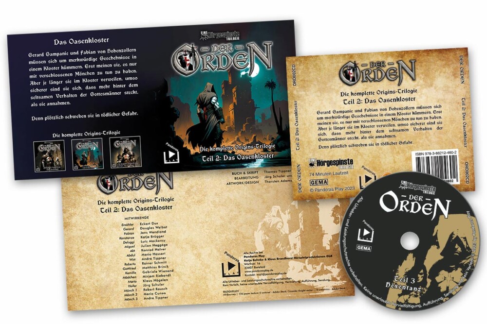 Cover-Design & Printmediengestaltung Der Orden - Printmediengestaltung
