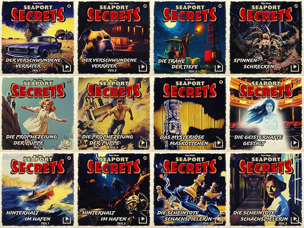 CD Covergestaltung Seaport Secrets - CD Covergestaltung